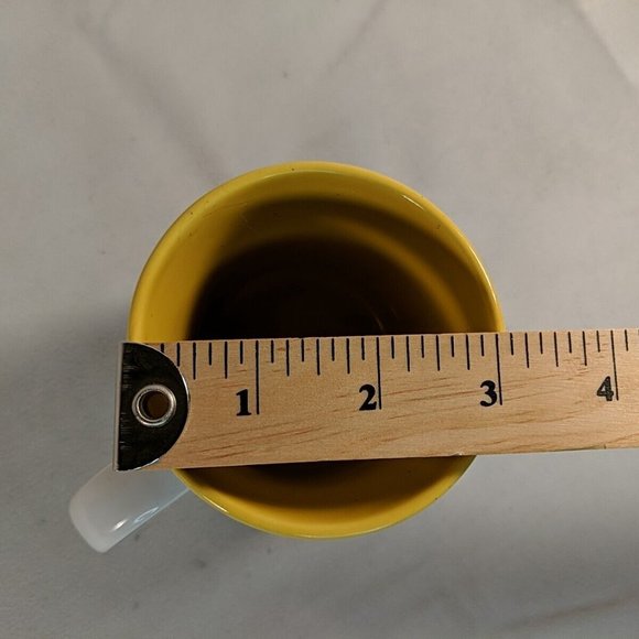 Vintage 1988 Ghouls Night Out Mug Ceramic Halloween Ghosts Black Yellow Carousel - Picture 8 of 11